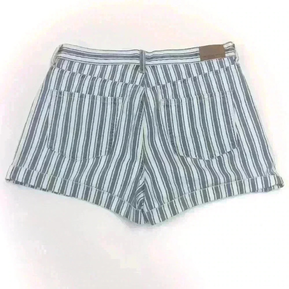 American Eagle Blue White Faded Stripes Shorts - Picture 5 of 11